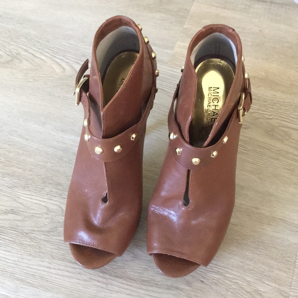 Michael Kors Peak Toe Bootie Heels